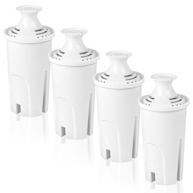 4 Pack Replacement Filter for Brita Pitcher and Dispensers,Water Filters Compatible for Britta OB03, 0B03, Classic 35557, Mavea 107007, Everyday, Marina, Grand, Lake and More