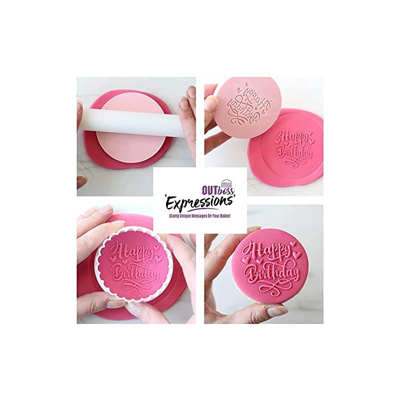 Sweet Stamp by AmyCakes Autumn Outboss Plastic Expression Stamp, It's