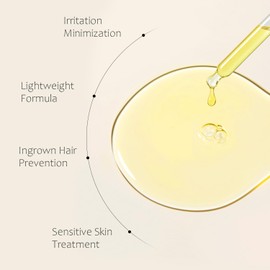 QAH Furré After Shave Oil Ingrown Hair Treatment Razor Bumps Treatment for Woman & Man | Hydrating & Soothing for Bikini Line, Legs and Underarms with DEFENSIL®, Jojoba 1.01 fl.oz.