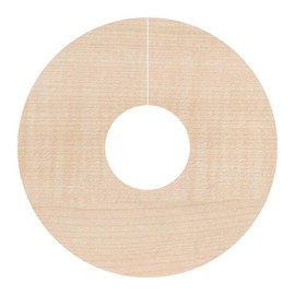 4 x Laser Cut (FC6 Scottish Maple) Pipe Surrounds/Covers for Laminate Flooring (Can be Used for Natural Floor Covers)