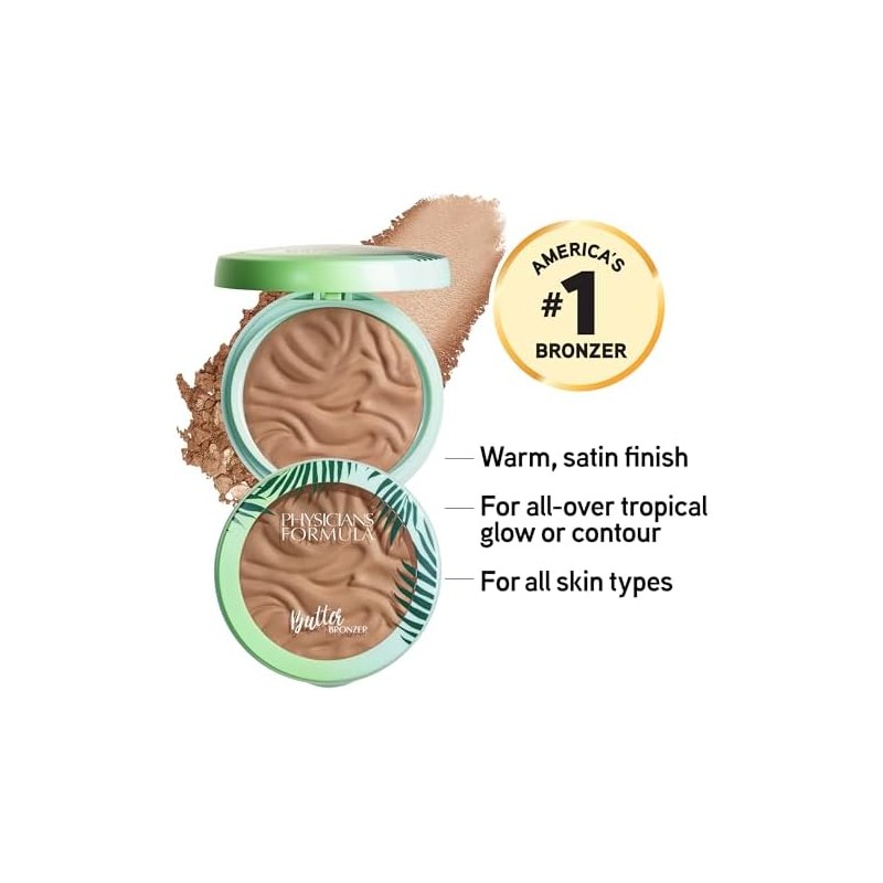 Physicians Formula Murumuru Butter Bronzer - Bronceador, 0.38 Ounce, Empaque