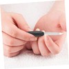 Vaguelly 8Pcs Folding Nail Files Reusable Metal Nail File Strips