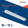 Lithonia Lighting 2 Light LED Strip Light, 2 Foot LED