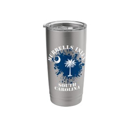 Murrells Inlet South Carolina SC Flag Vacation Souvenir Stainless Steel Insulated Tumbler