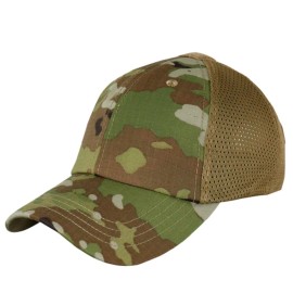 Condor TCTM Breathable Mesh Tactical Team Cap w/ Two Hook and Loop Panels  - Scorpion OCP