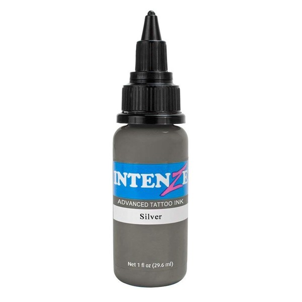 Intenze Authentic Tattoo Ink 1oz (Silver)