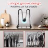 MARZSEFLO 8 Estante Organizador Para Ollas Y Sartenes Ajustable Cocina