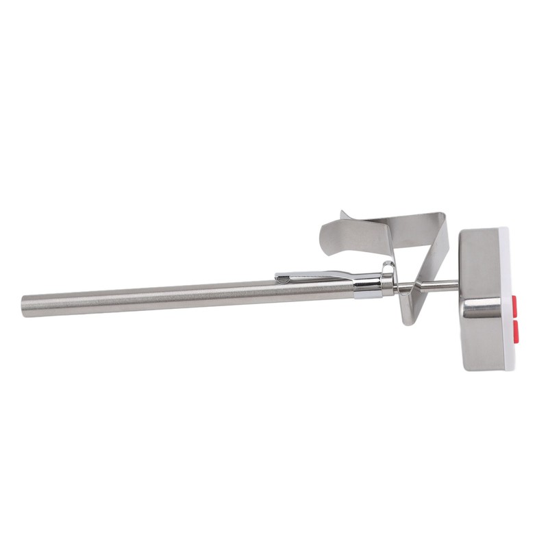 Food Thermometer Regulable Clip Large Display Screen Detachable Stainless Steel