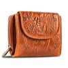 MATADOR Genuine Leather Women's Wallet RFID Protection Wallet Compact Leather,