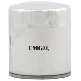 Emgo 10-82400 Chrome Finish Spin-On Oil Filter