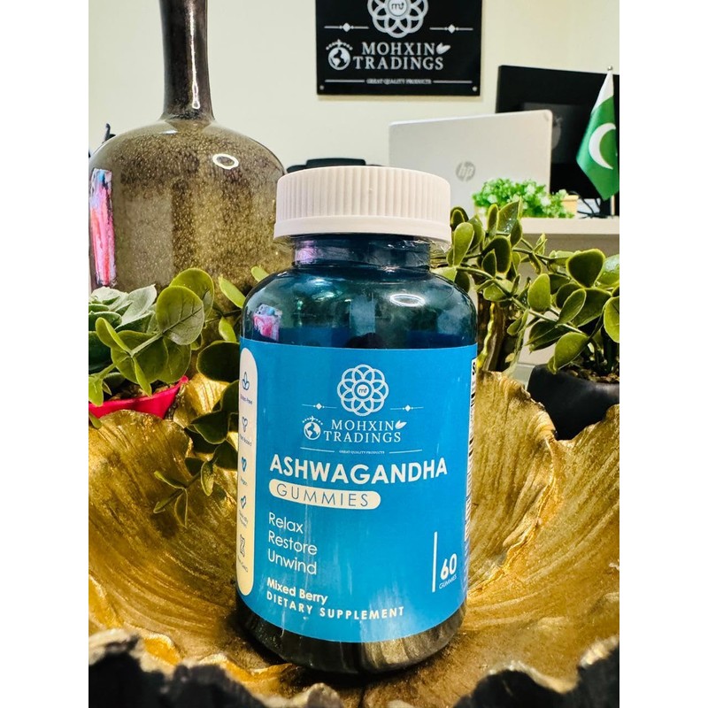 Brain Food ashwagandha by mohxin tradings, Mixed Berry Flavoured 60