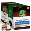 Sollo Infused Chaga Coffee Pods, Medium Roast, For Keurig Brewers,