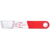 Pearl Metal Softia Rest-On Measuring Spoon, Red C-3700