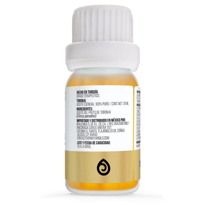 MAYAN OILS Aceite Esencial de Toronja 100% Puro 100% Naturales