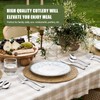 40 Piece Silverware Set for 8, Terlulu Stainless Steel Flatware