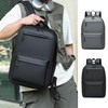 Men in their 20s and 30s laptop travel business trip outing multi Backpack Black/FREE 2ea