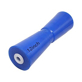JFATXTT 12" Heavy Duty Marine Keel Roller Black Bow Roller Rubber Bow Stop for Boat Trailers