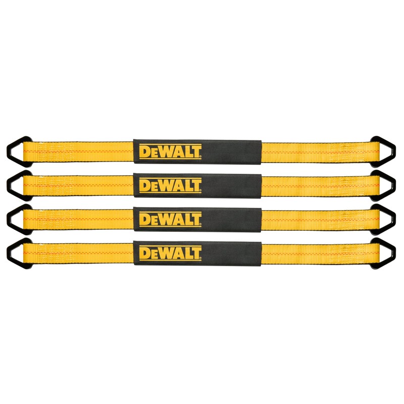 DEWALT DXBC80005 Black/Yellow 2" x 38" Premium Axle Tie Down