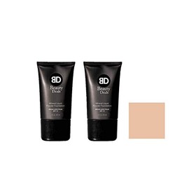 Beauty Deals Mineral Liquid Powder Foundation Broad Spectrum SPF 15 Pack of 2 (Porcelain)