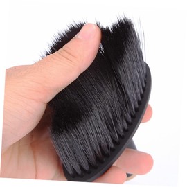 minkissy Hair Salon Brush Soft Bristle Barber Neck Duster Hair Cutting Kit Lint- for Home Shop Random Color