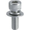 TRUSCO(トラスコ) 六角穴付組込ボルト ステンレスP-3 サイズM6×10 11本入 B078-0610