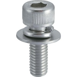 TRUSCO(トラスコ) 六角穴付組込ボルト ステンレスP-3 サイズM6×10 11本入 B078-0610