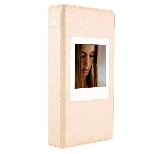 Epicgadget 64 Pockets Photo Album Book for Fujifilm Instax Square
