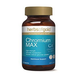 Herbs of Gold Chromium Max 120 Capsules, 120 count