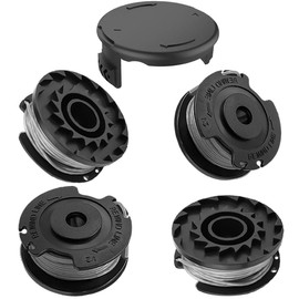 4+1PCS Replacement Strimmer Line,Replacement Spool and Line,Strimmer Spool,Trimmer Spool Cover,Compatible with Bosch Art 23 SL Art 26 SL, EasyGrassCut 18, 23, 26, 18-230,18-260