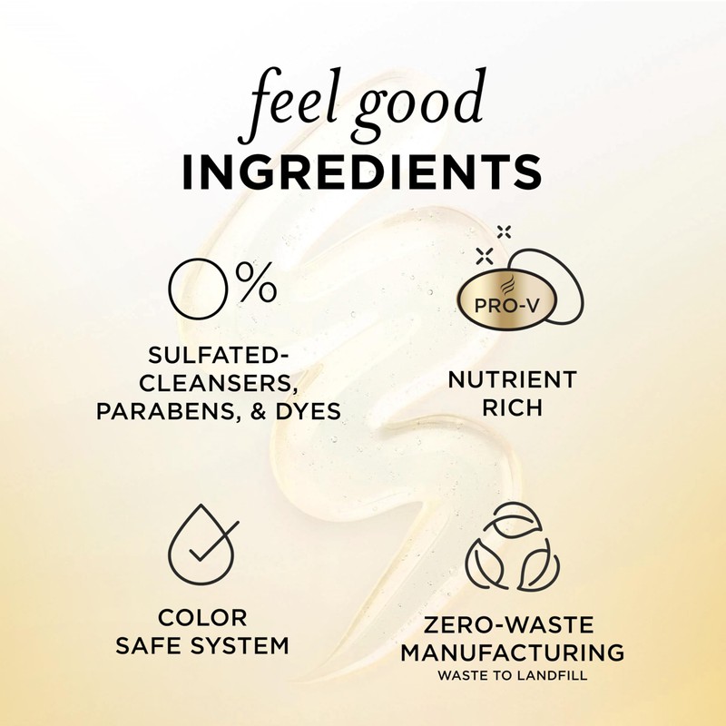 Pantene Sulfate Free Shampoo with Rice Water, Protects Natural Hair