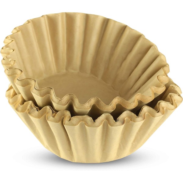 12 Cup Commercial Basket Coffee Filter (Natural Unbleached, 100)