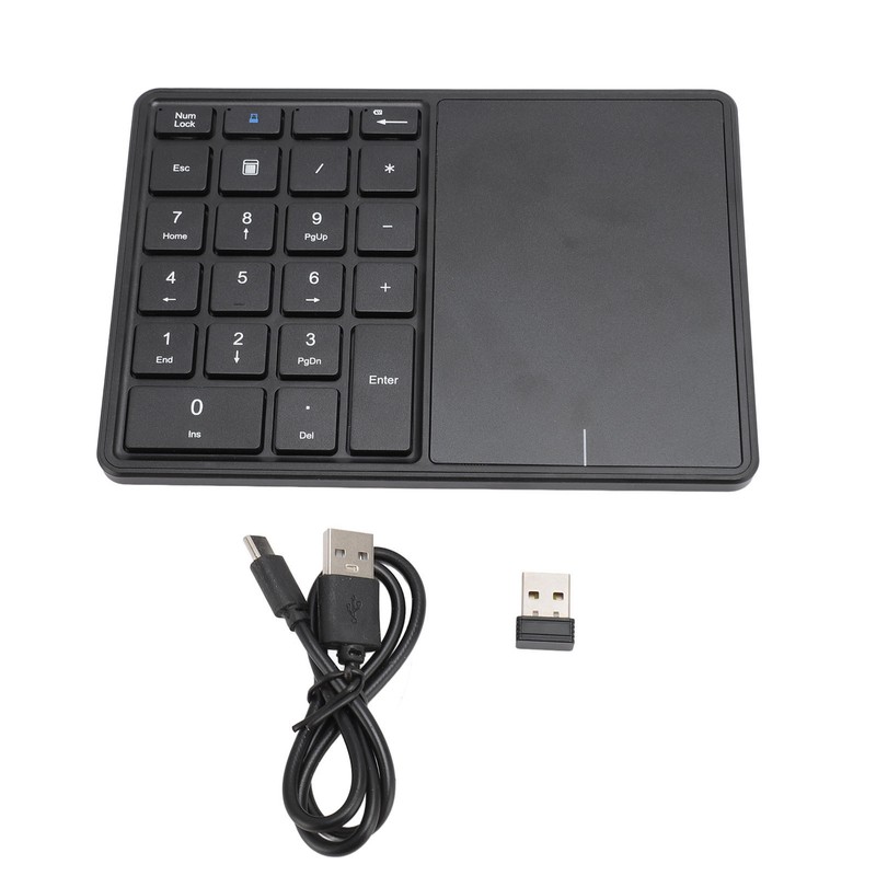 Wireless Numeric Keypad Professional 22 Keys Dual Modes Bluetooth 4.2