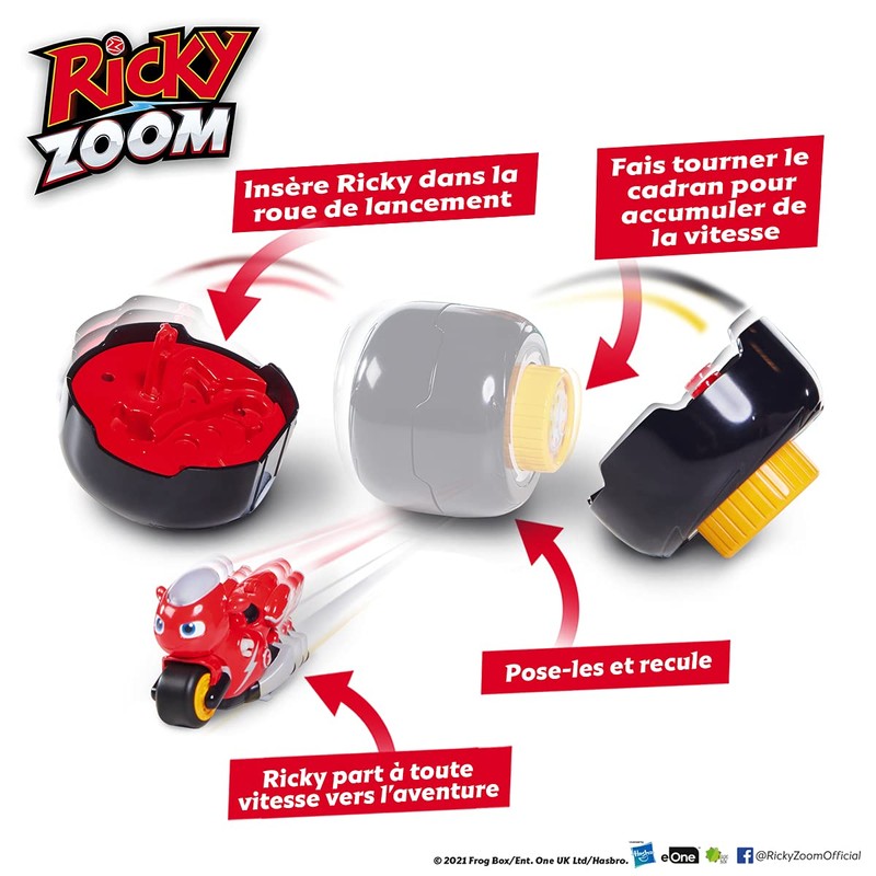 Ricky Zoom T20059 Toy, Ricky Wind & Launch