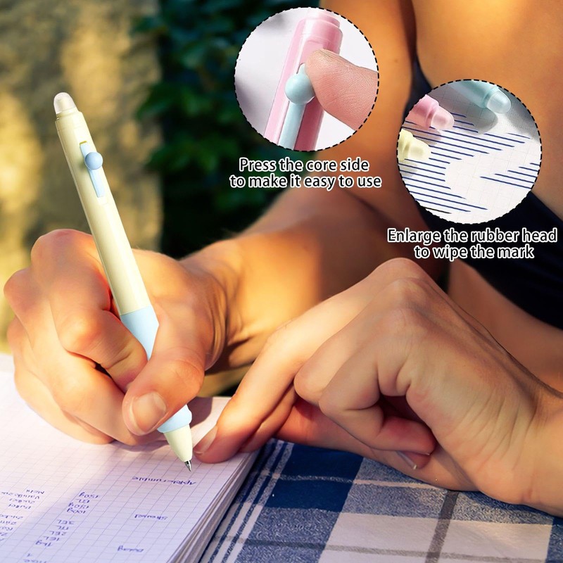 YSDYY 8 Pieces Of Erasable Pens, Student Stationery, Cute Cartoon