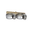 attwood Universal Brass in-Line 3/8-Inch Fuel Splice Kit, Model:11822-6