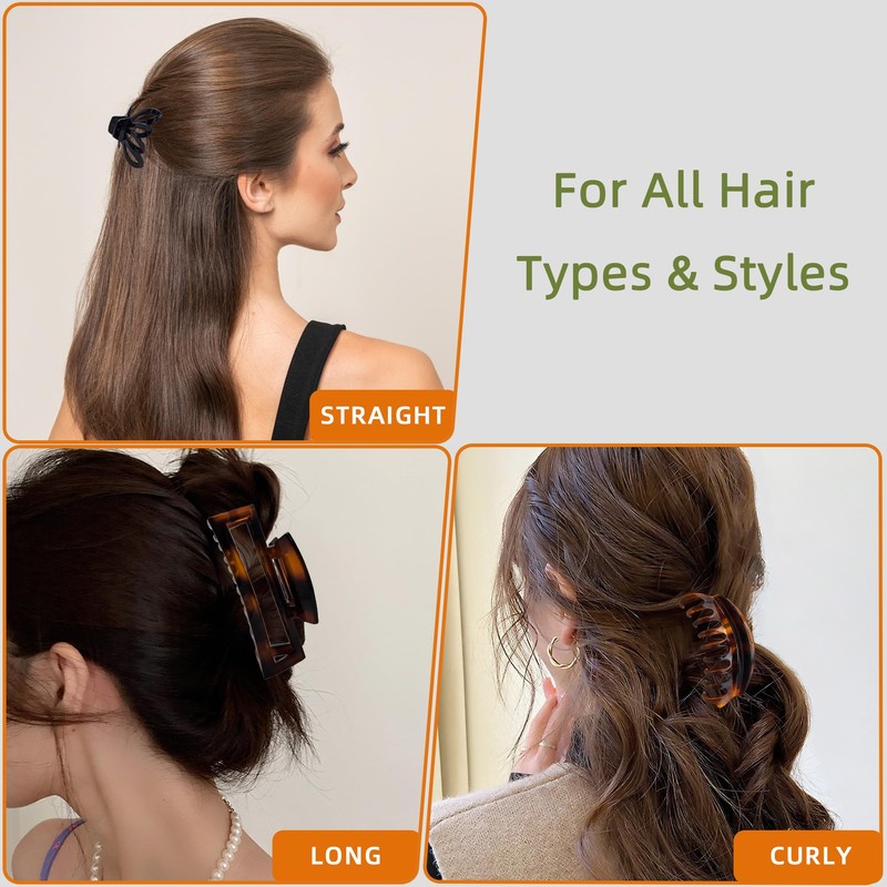 Diva Scalloped Elegant & Premium Hair Claw Clip | All