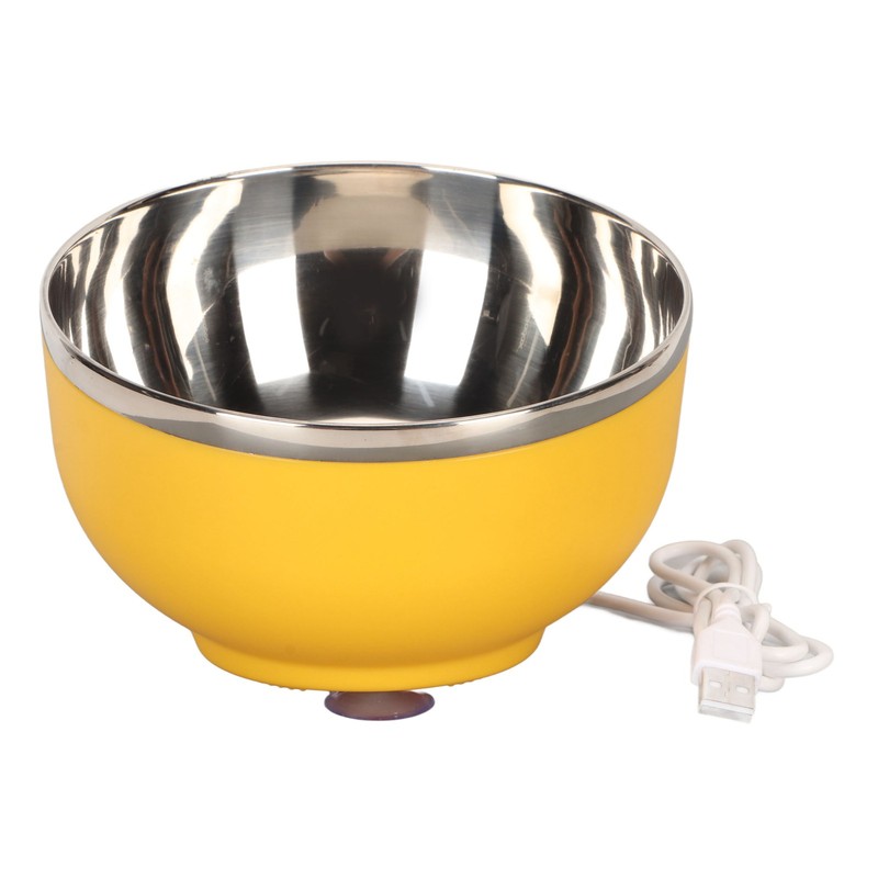 450ML Pet Heated Bowl Stainless Steel Water Heating Bowl USB