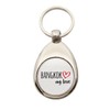 huuraa Keyring Bangkok My Love Gift Pendant Shopping Trolley Token