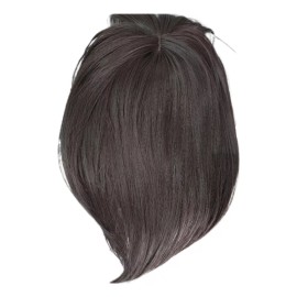 Vegas Extensión Toupe Peluquín Postizo Con Fleco Premium 34cm Clip