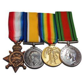 WW1 Medals 1914-15 Star British War Victory & Defence medal Royal Navy Army Armed Forces Gift