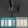 MIAOHUI MIAOHUI Duschhalterung Ohne Bohren, Kleber Winkel Verstellbar Brausehalter, Wand