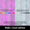 Geeni Smart Cascading Curtain Color String Lights - 6.6ft. x
