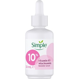 Simple 10% Niacinamide Booster Serum (Vitamin B3) - Skin Care for All Skin Types, Enhances Skin Tone & Texture, 30 ml