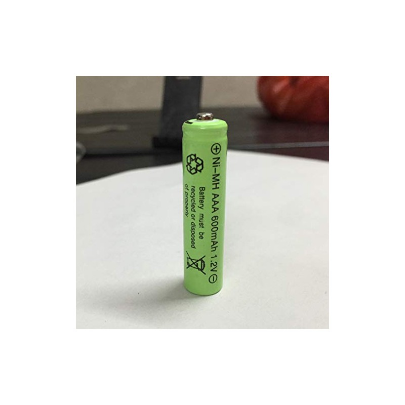 GSUIVEER Ni-mh AAA 600mAh 1.2V Triple A Rechargeable Batteries for