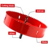 Hordion 168mm 6 5/8" Hole Saw with Drill Bits &