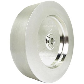 CBN Grinding Wheel 6 inch 1000 Grit Mega Square,1.5” Wide,1/2” Arbor,1" Down The Side,for Sharpening Woodturning and HSS Tools,Suitable for All Kinds of 6-inch Bench Grinders(1000 Grit)