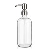 ARKTEK Glass Soap Dispenser - Clear Dish Soap Dispenser for