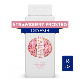 Native Body Wash Limited Edition Scents | Vanilla Sprinkle 18 oz Body Wash & Strawberry Frosted 18 oz Body Wash (Vanilla Sprinkle & Strawberry Frosted)
