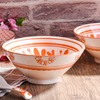 Japanese Ceramic Ramen Bowl Set of 2, 7'' Porcelain Pho