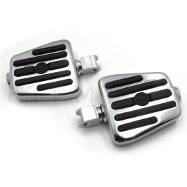 HONGK Honda Fury VT1300 Shadow Aero Phantom Spirit cruiser Chrome & Rubber footpegs